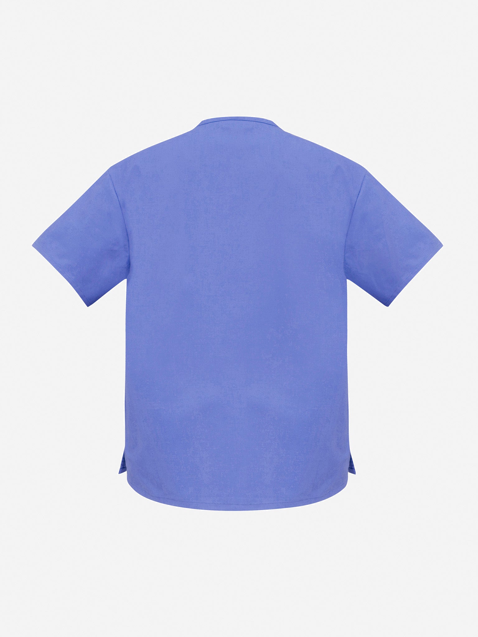 Inaura H10612 Classic Unisex Scrub Top in Mid Blue - back view