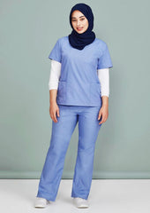 Womens Classic Scrub Top - H10622 - biz-collection-3