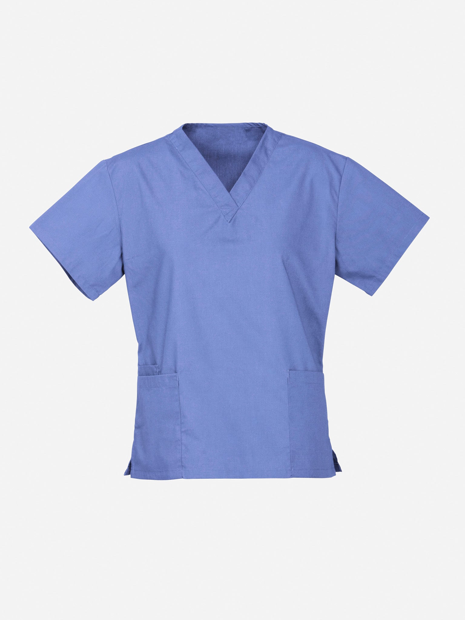 Inaura H10622 Classic Womens Scrub Top in Mid Blue