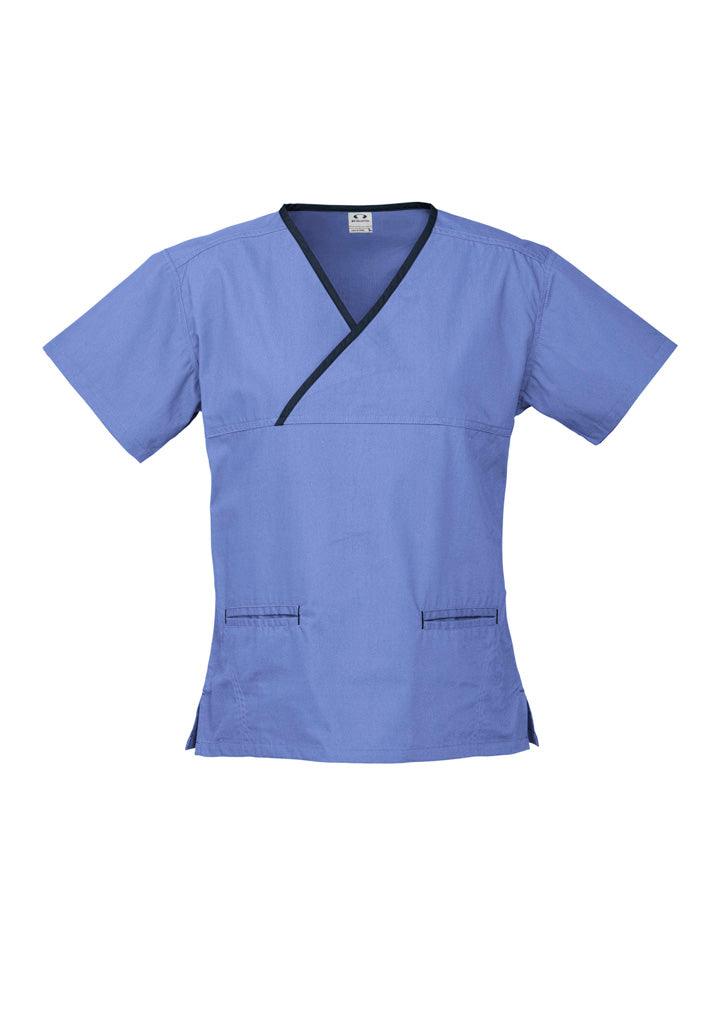 Womens Contrast Scrub Top - H10722 - biz-collection-4