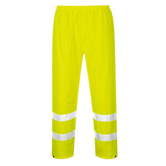 Portwest H441 Hi-Vis Rain Pants in Yellow - back view