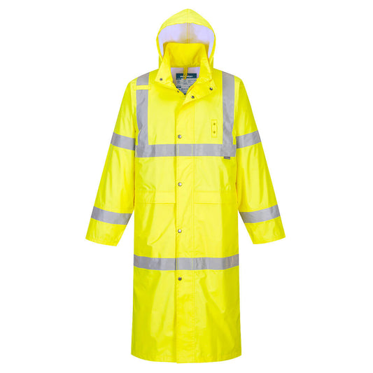 Hi-Vis Rain Coat 122cm - H445 - Portwest-1