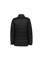 Biz Collection J212L Alpine Womens Jacket in Black - back view