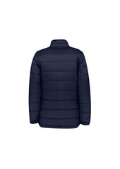 Biz Collection J212L Alpine Womens Jacket in Navy - back view