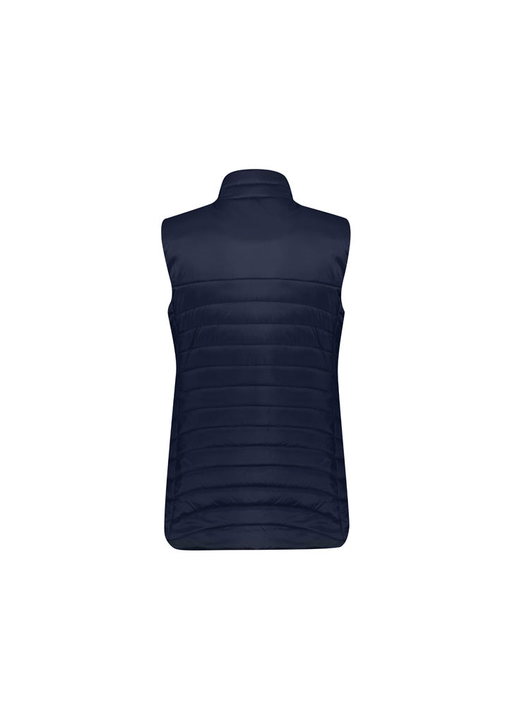 Biz Collection J213L Expedition Womens Vest in Navy - back view