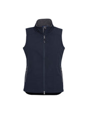 Biz Collection J404L Geneva Womens Vest in Navy/Graphite