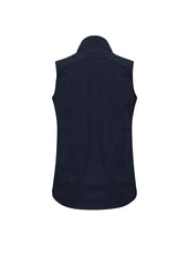 Biz Collection J404L Geneva Womens Vest in Navy/Graphite - back view
