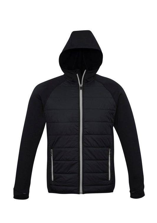 Biz Collection J515M Stealth Mens Jacket in Black/Silver