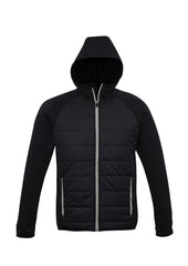 Biz Collection J515M Stealth Mens Jacket in Black/Silver