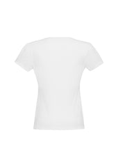 Biz Collection K315LS Chic Womens Top in White - back view