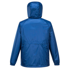 Portwest K8032 Huski Stratus Rain Jacket in Cobalt Blue - back view