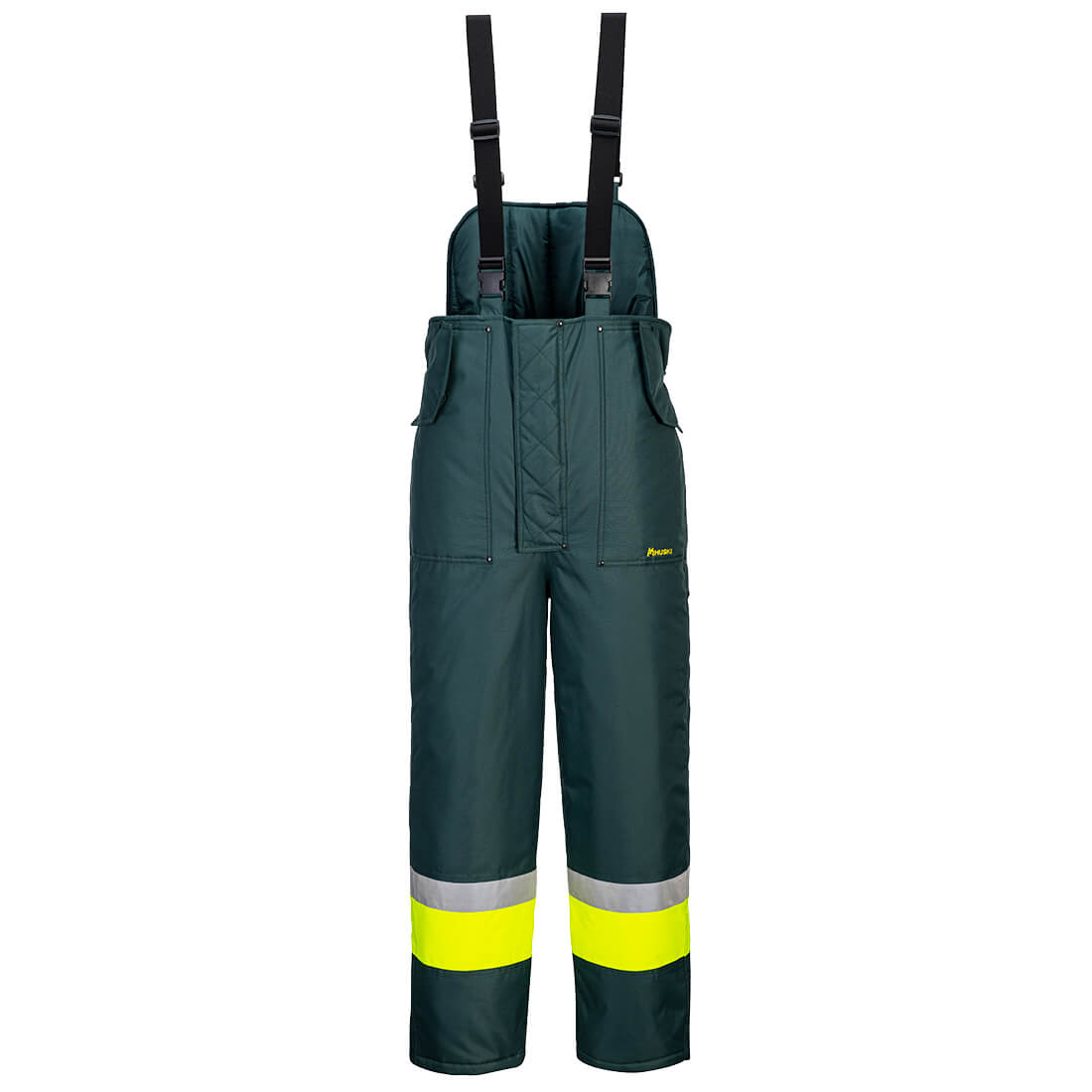 Huski Hi-Vis Contrast Freezer Bib and Brace - K8046 - Portwest-0
