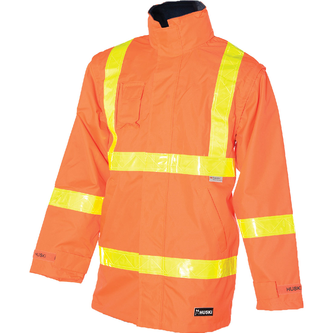 Huski Hi-Vis Roads 2-in-1 Rain Jacket - K8155 - Portwest-0