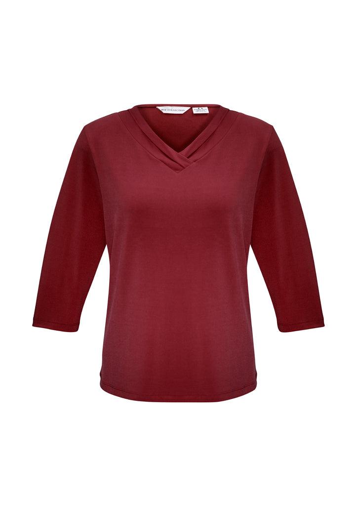 Womens Lana 3/4 Sleeve Top - K819LT - biz-collection-1