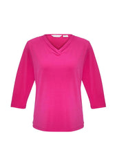 Womens Lana 3/4 Sleeve Top - K819LT - biz-collection-4