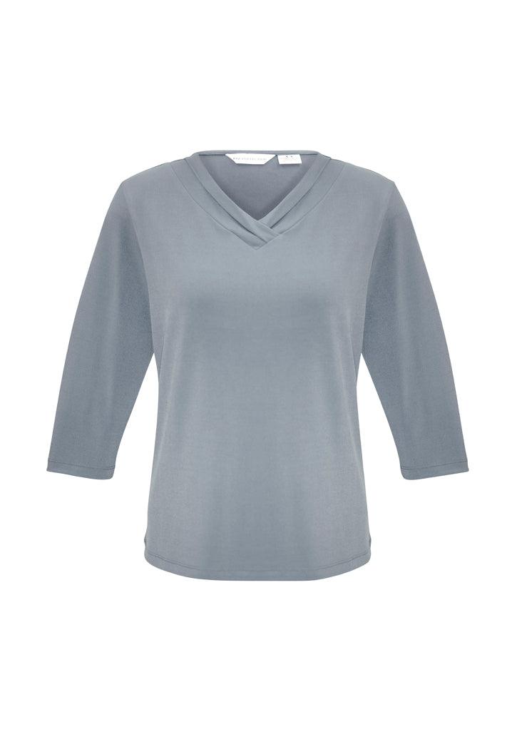 Womens Lana 3/4 Sleeve Top - K819LT - biz-collection-2