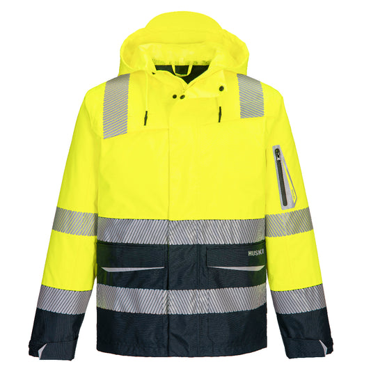 Huski Hi-Vis Contrast Rain Jacket - K8201 - Portwest-0