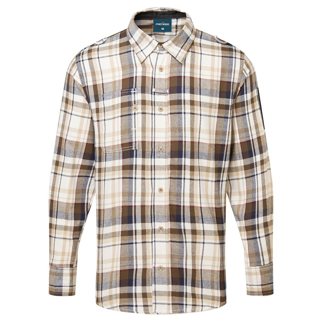 KX3 Check Flannel Shirt - KX370 - Portwest-0