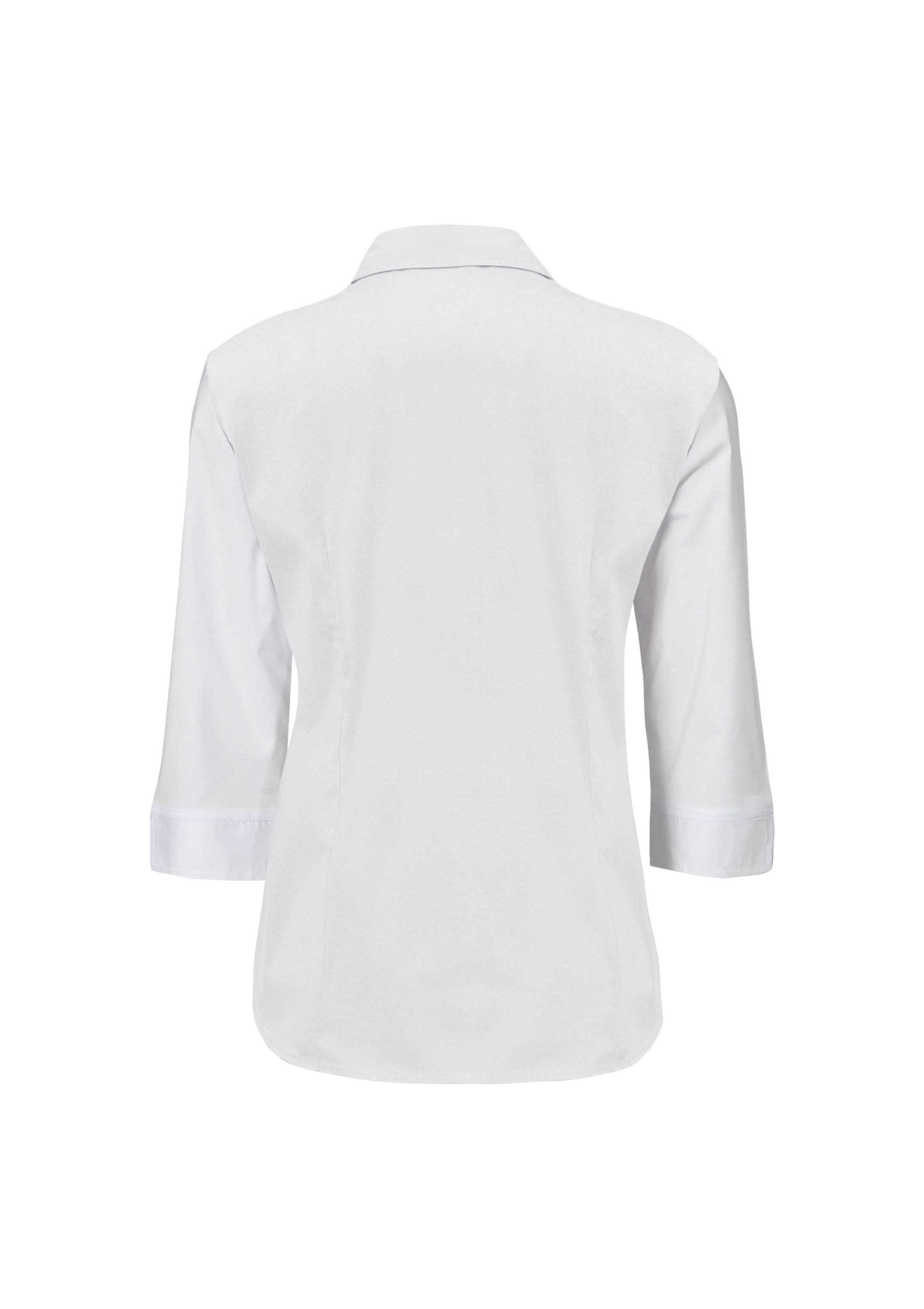 Biz Collection LB7300 Metro Womens 3/4 Sleeve Shirt in White - back view