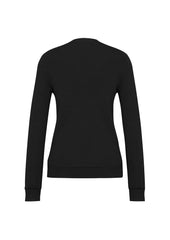 Biz Collection LP3506 V-Neck Womens Knit Pullover in Black - back view