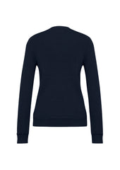 Biz Collection LP3506 V-Neck Womens Knit Pullover in Navy - back view