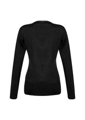 Biz Collection LP618L Milano Womens Pullover in Black - back view