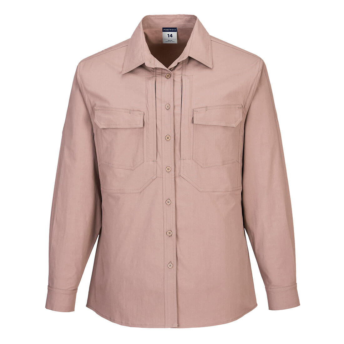 Women's Utility Stretch Long Sleeve Shirt - LS501 - Portwest-2