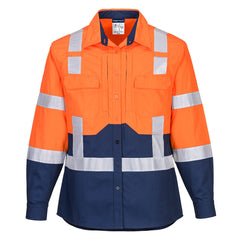 Ladies Hi-Vis Stretch Long Sleeve Shirt - LS502 - Portwest-0