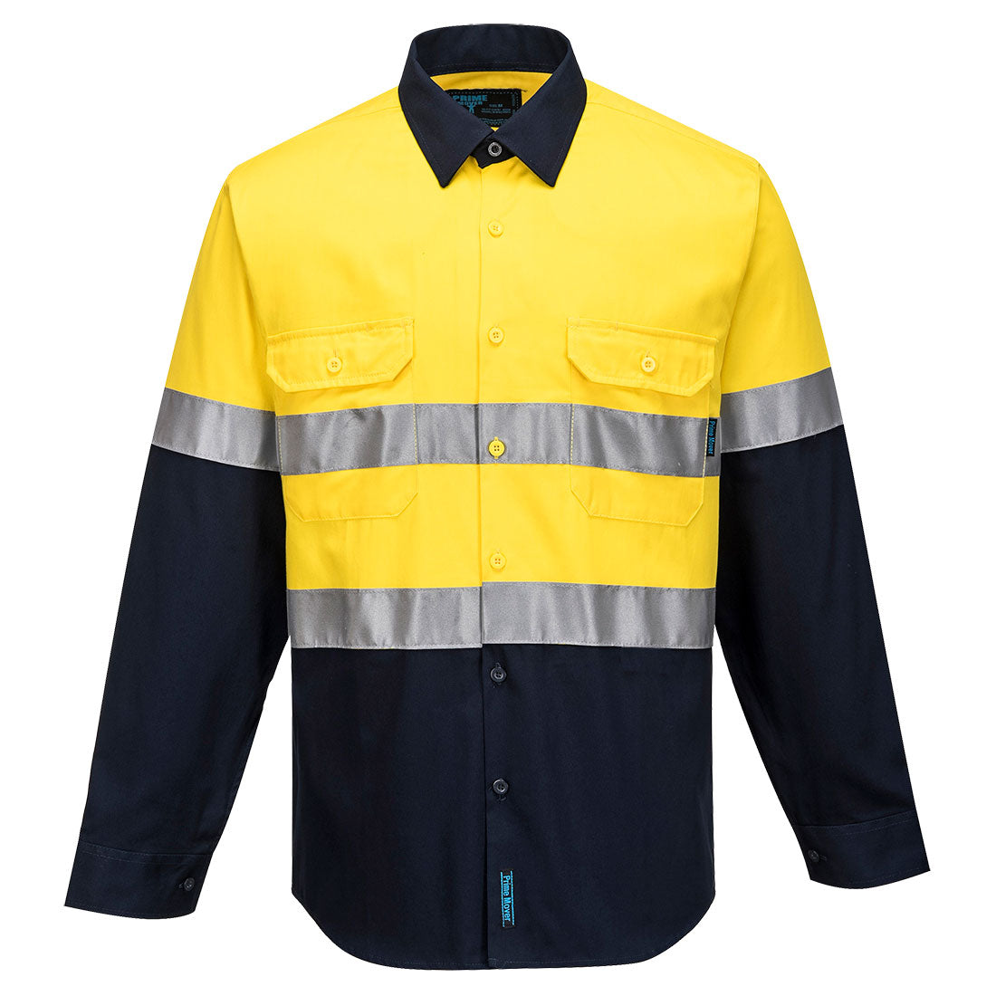 Hobart Hi-Vis Contrast Shirt L/S - MA101 - Portwest-1