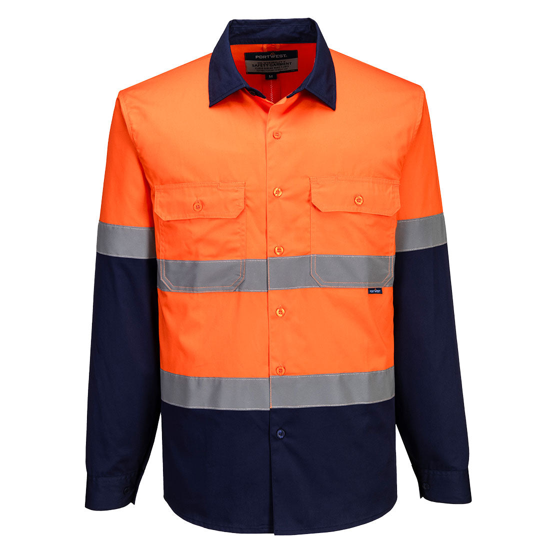 Industrial Hi-Vis Lightweight Contrast Shirt L/S - MA803 - Portwest-0