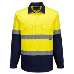 Industrial Hi-Vis Lightweight Contrast Shirt L/S - MA803 - Portwest-1