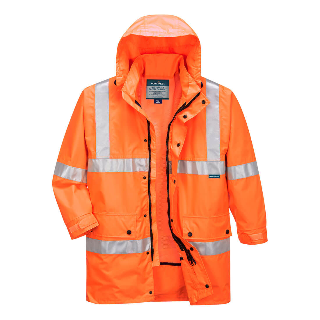 Argyle Hi-Vis Rain Traffic Jacket - MF306 - Portwest-0