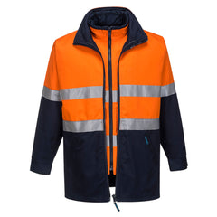 Hume Hi-Vis 4-in-1 Contrast Work Jacket - MJ777 - Portwest-0