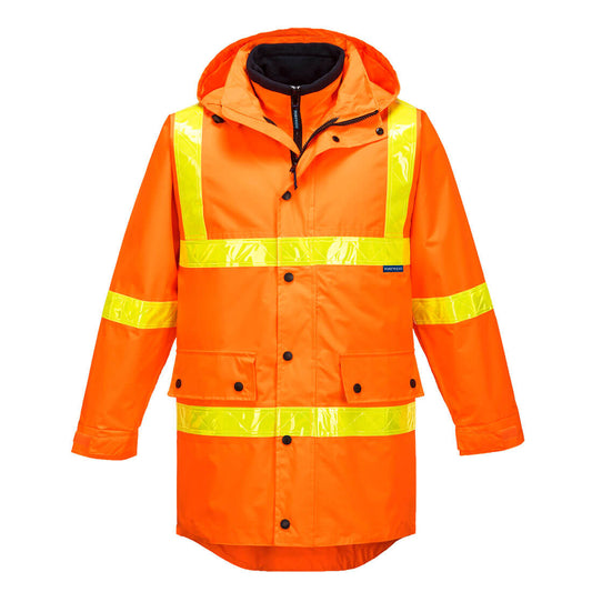 Squizzy Hi-Vis Roads 4-in-1 Jacket - MJ885 - Portwest-0