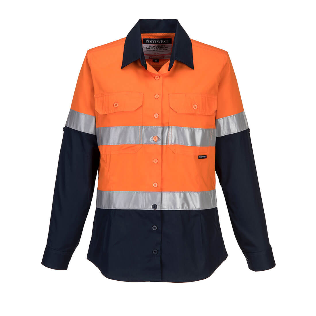 Hi-Vis Women's Lightweight Contrast Shirt L/S - ML808 - Portwest-0