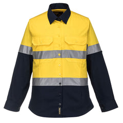 Hi-Vis Women's Lightweight Contrast Shirt L/S - ML808 - Portwest-1