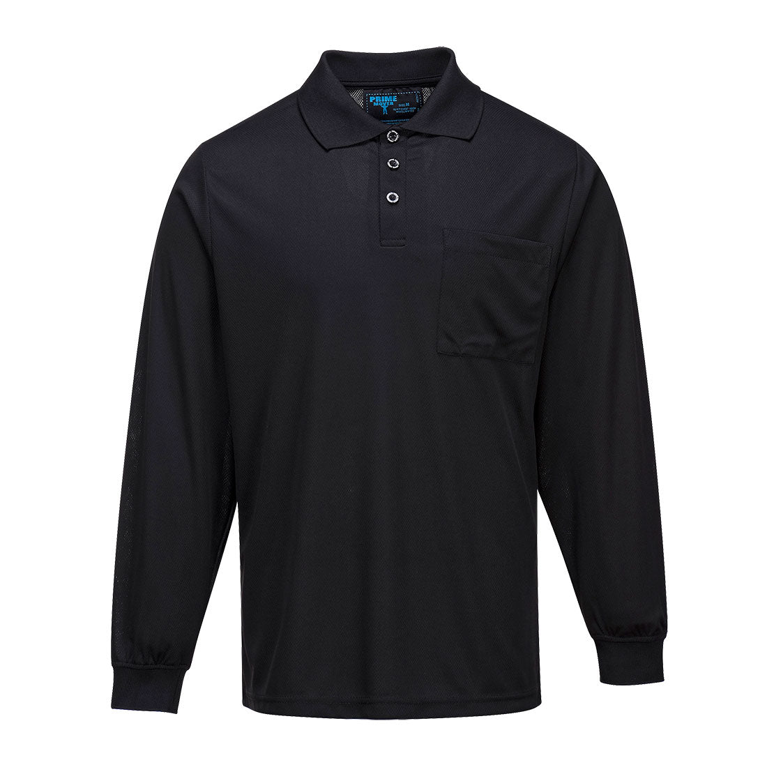 Long Sleeve Solid Colour Micro Mesh Polo - MP103 - Portwest-0