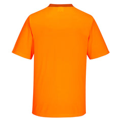 Portwest MP111 Hi-Vis Contrast Class D T-Shirt S/S in Orange/Navy - back view
