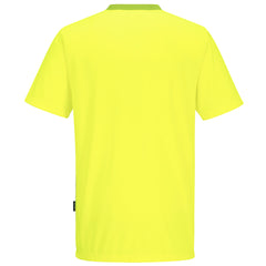 Portwest MP111 Hi-Vis Contrast Class D T-Shirt S/S in Yellow/Navy - back view