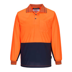 Hi-Vis Contrast Class D Polo Shirt L/S - MP113 - Portwest-0
