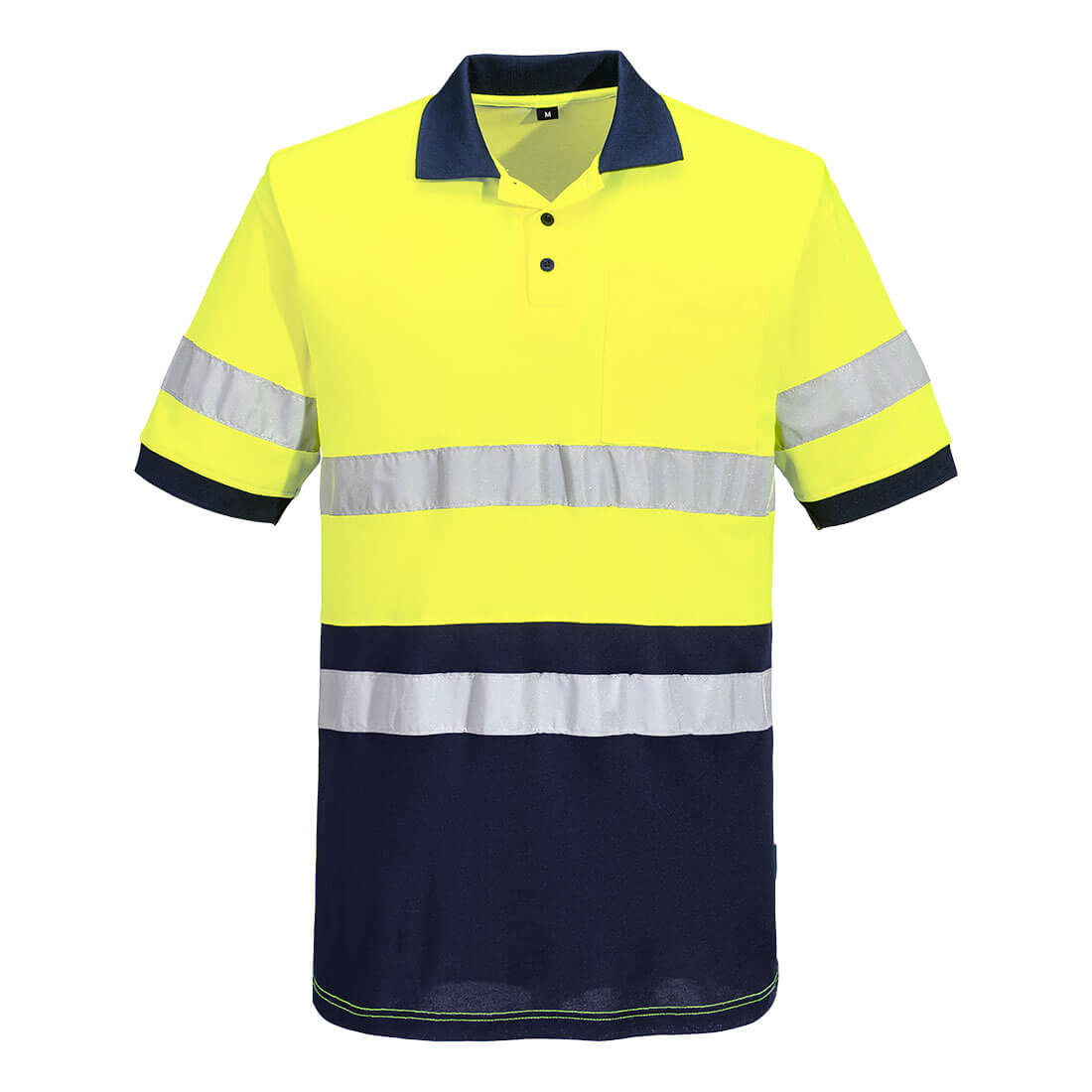 Hi-Vis Class D/N Contrast Polo shirt S/S - MP410 - Portwest-1