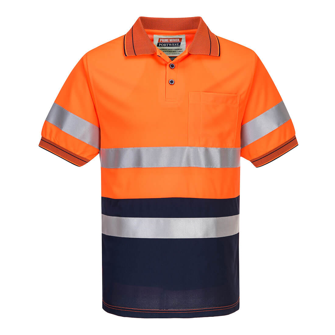 Hi-Vis Contrast Polo Shirt S/S - MP510 - Portwest-0