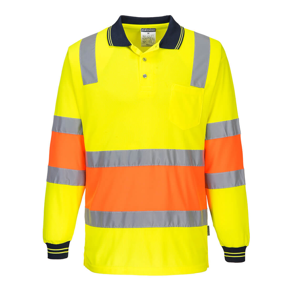 Two-toned Biomotion Polo Shirt - MP511 - Portwest-0