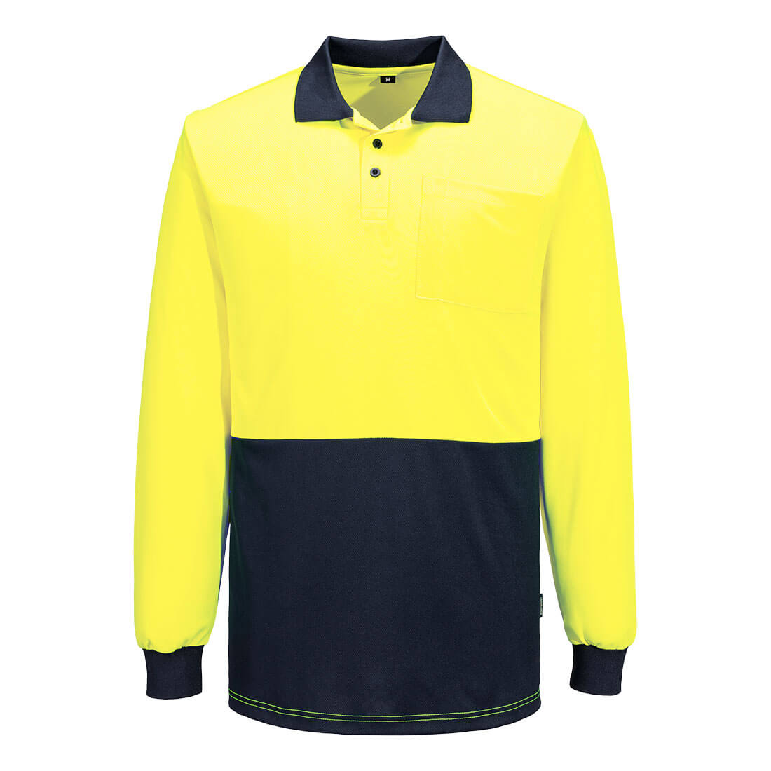 Hi-Vis Contrast Class D Polo Shirt L/S - MP615 - Portwest-1