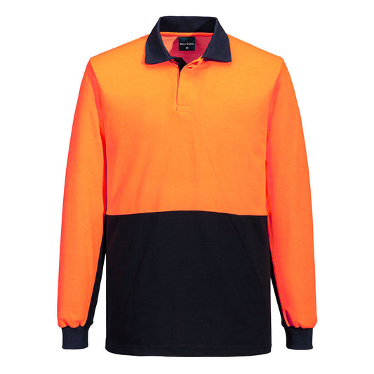 Hi-Vis Contrast Class D Polo Shirt L/S - MP813 - Portwest-0