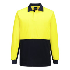 Hi-Vis Contrast Class D Polo Shirt L/S - MP813 - Portwest-1