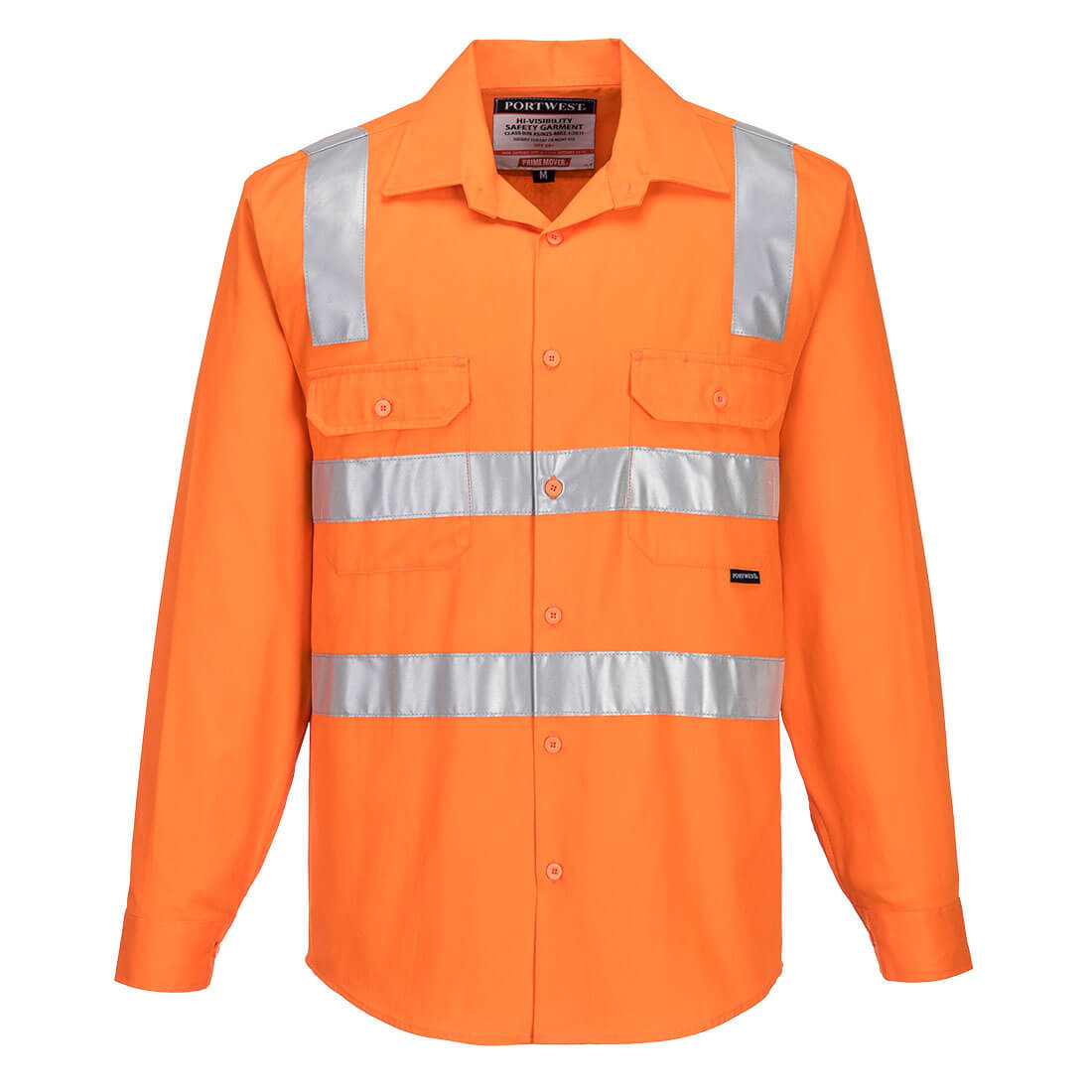Perth Hi-Vis Shirt L/S - MS191 - Portwest-0