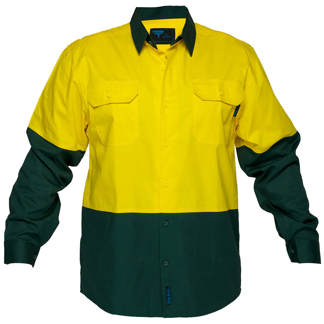 Canberra Hi-Vis Lightweight Contrast Class D Shirt L/S - MS801 - Portwest-1