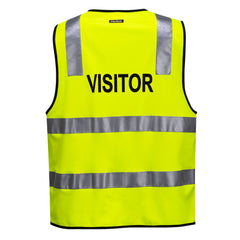 Hi-Vis Zipped Visitor Vest - MZ106 - Portwest-1