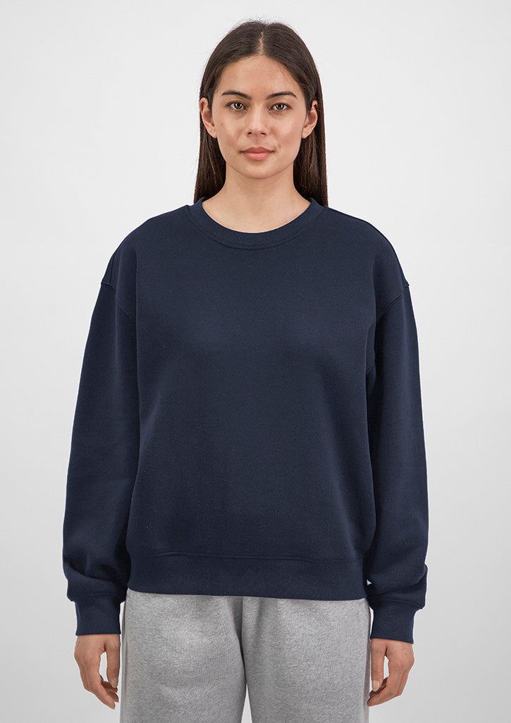 Everyday Womens Crew Sweatshirt - X2007W in Navy - model